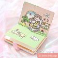 Kawaii cartone animato carino cancelleria scolastica notebook set regalo set